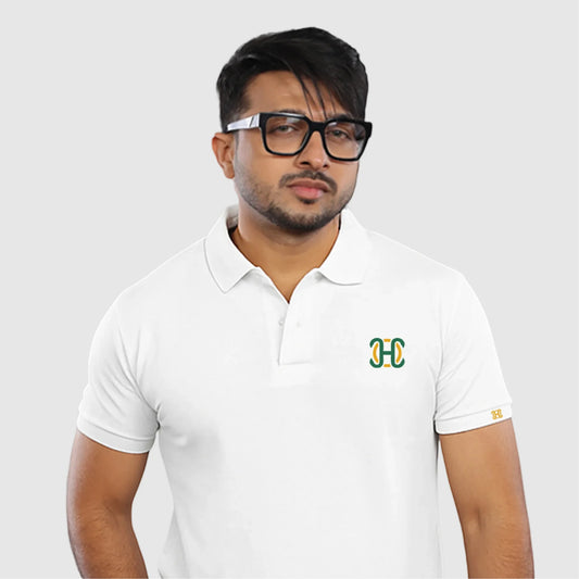 Signature White Polo