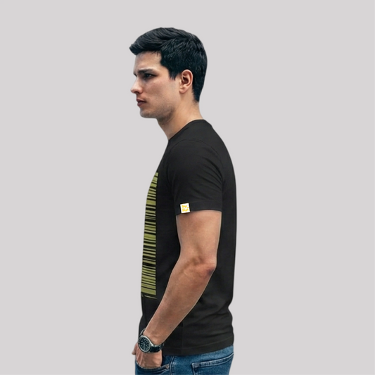 Kangaroo with bold green lines