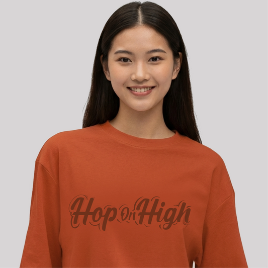 Oversized Tshirt in Brand name for Women
