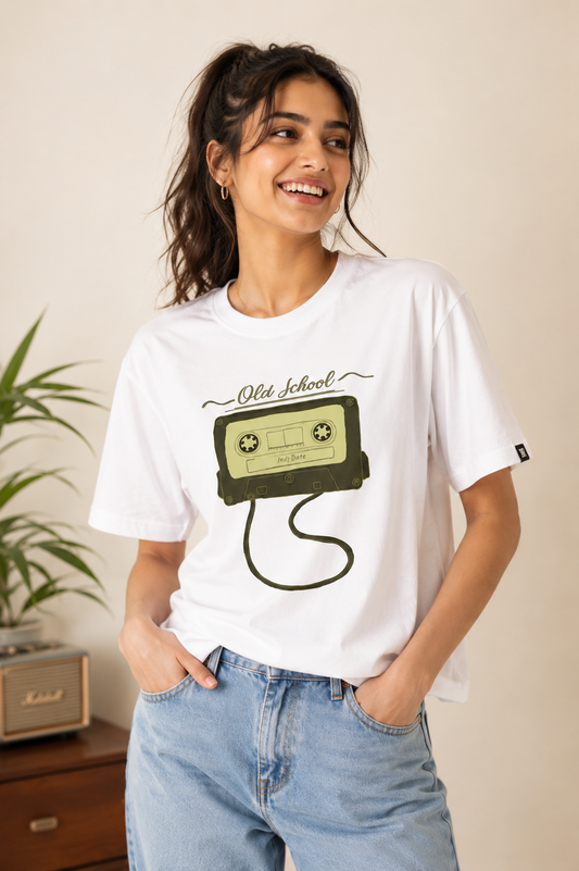 Old School Tape Tee for Women