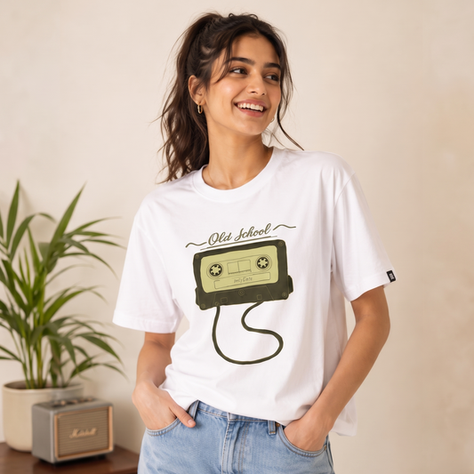 Old School Tape Tee for Women