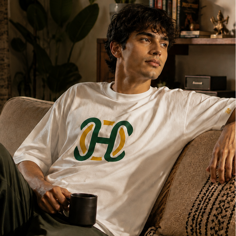 Oversized Signature Logo Tshirt for Men