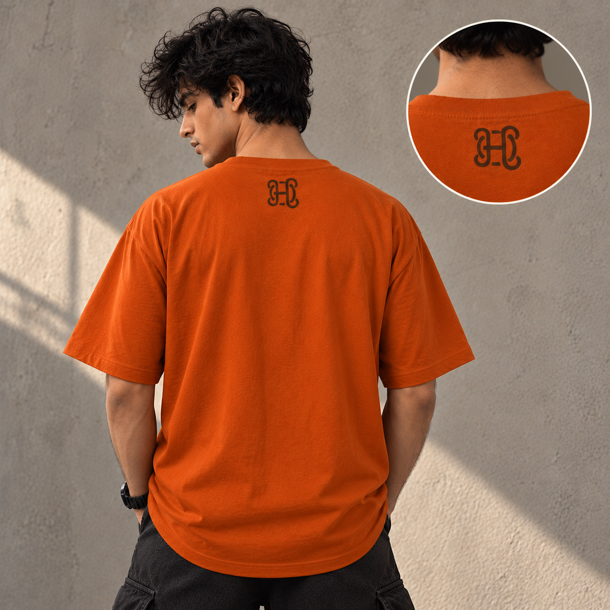 Oversized Tshirt in Brand name for Men