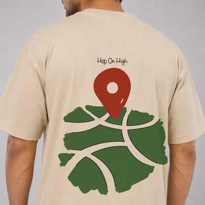 Bold location pin for Men