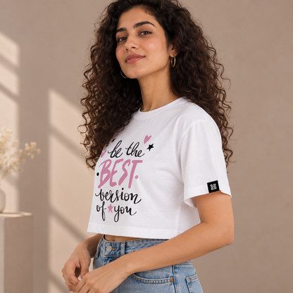 Be Best Version of You Crop Top