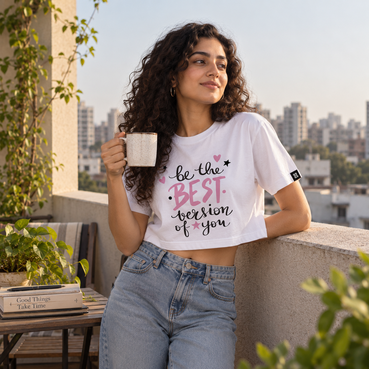 Be Best Version of You Crop Top
