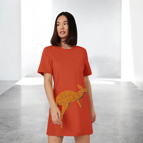 Oversized Kangaroo Tshirt Dress