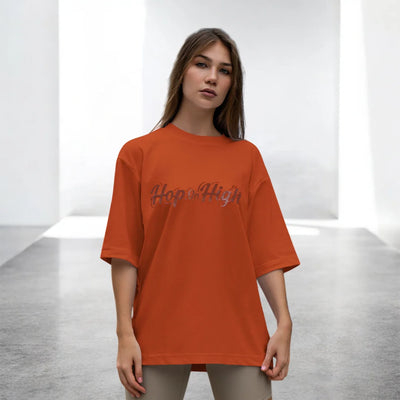 Oversized Tshirt in Brand name for Women