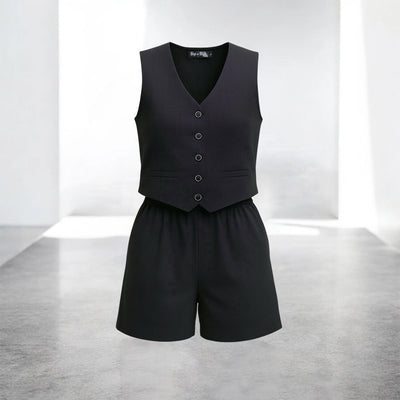 Checkered Belgian Linen Co-ord Set
