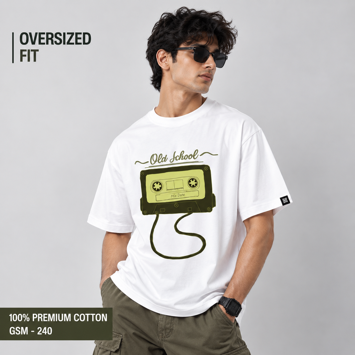 Old School Tape Tee for Men