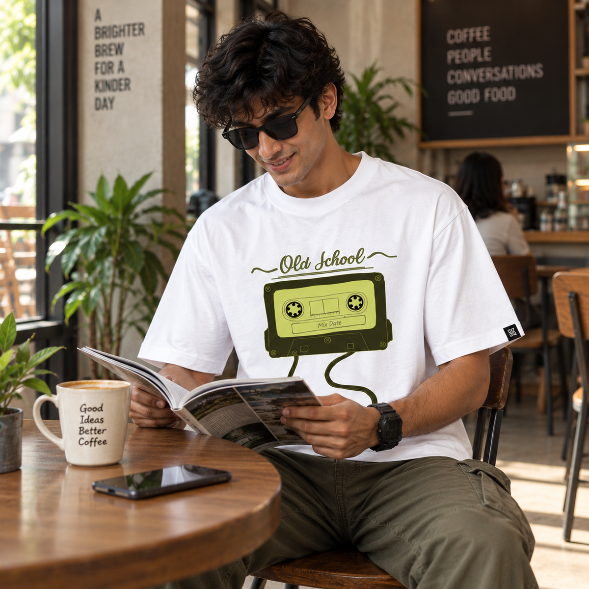 Old School Tape Tee for Men