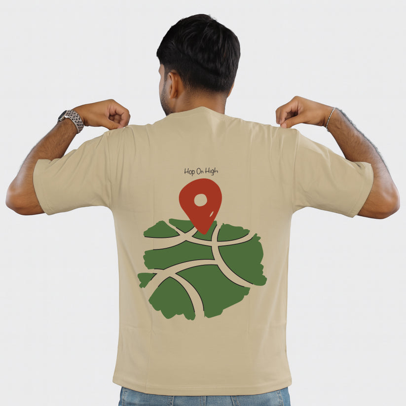 Bold location pin for Men