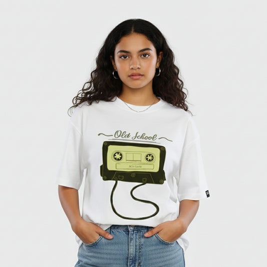 Old School Tape Tee for Women