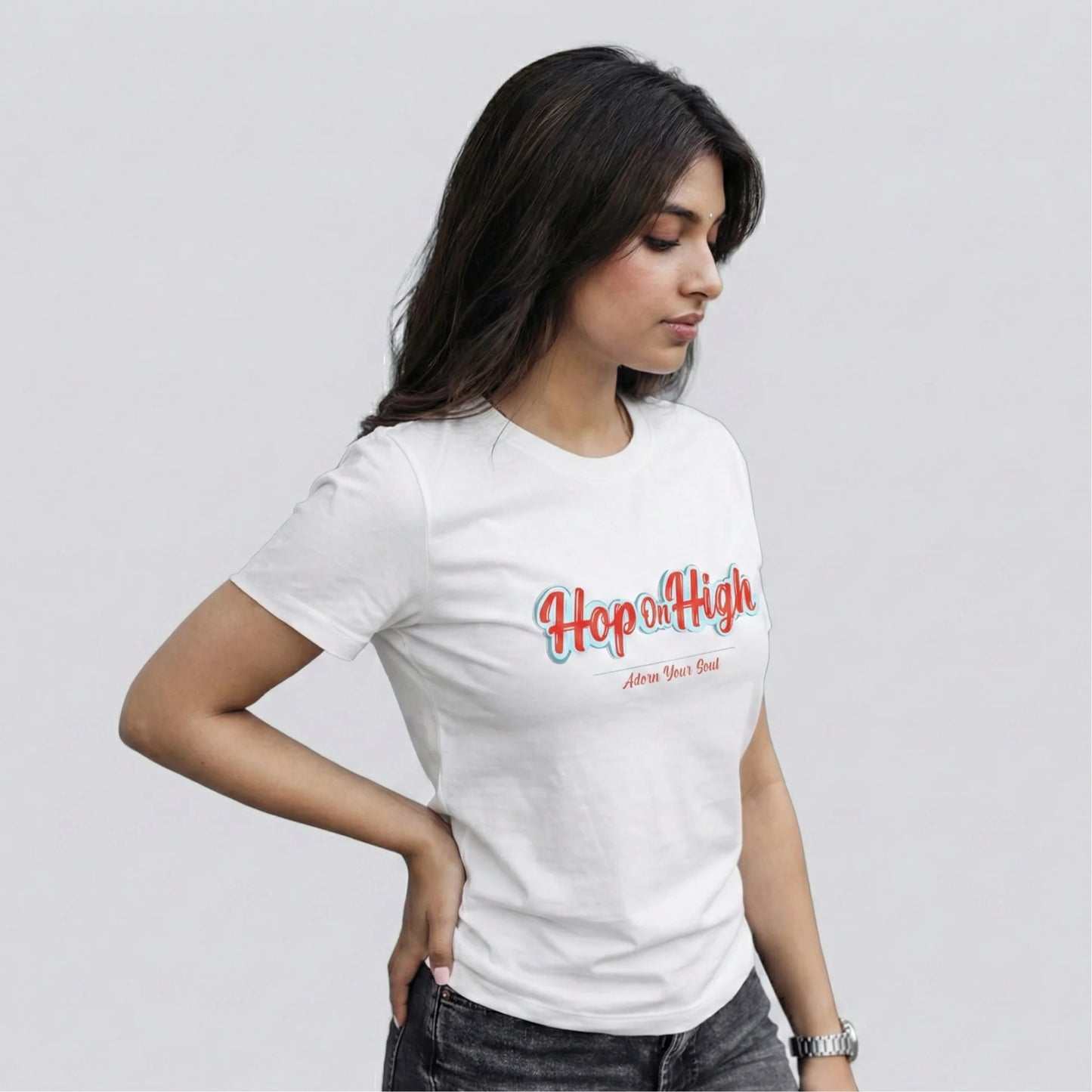 White Tshirt in brand name for Women