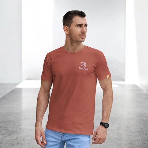 Salmon Pink Tshirt for Men