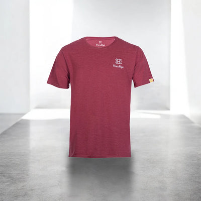 Red Melange Tshirt for Women