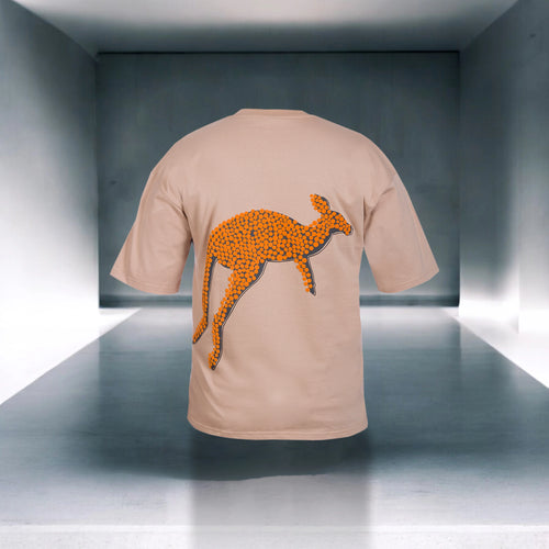 Oversized Unisex Big Puffed Kangaroo on back