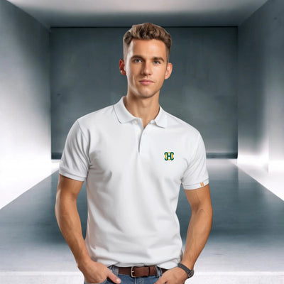 Signature White Polo