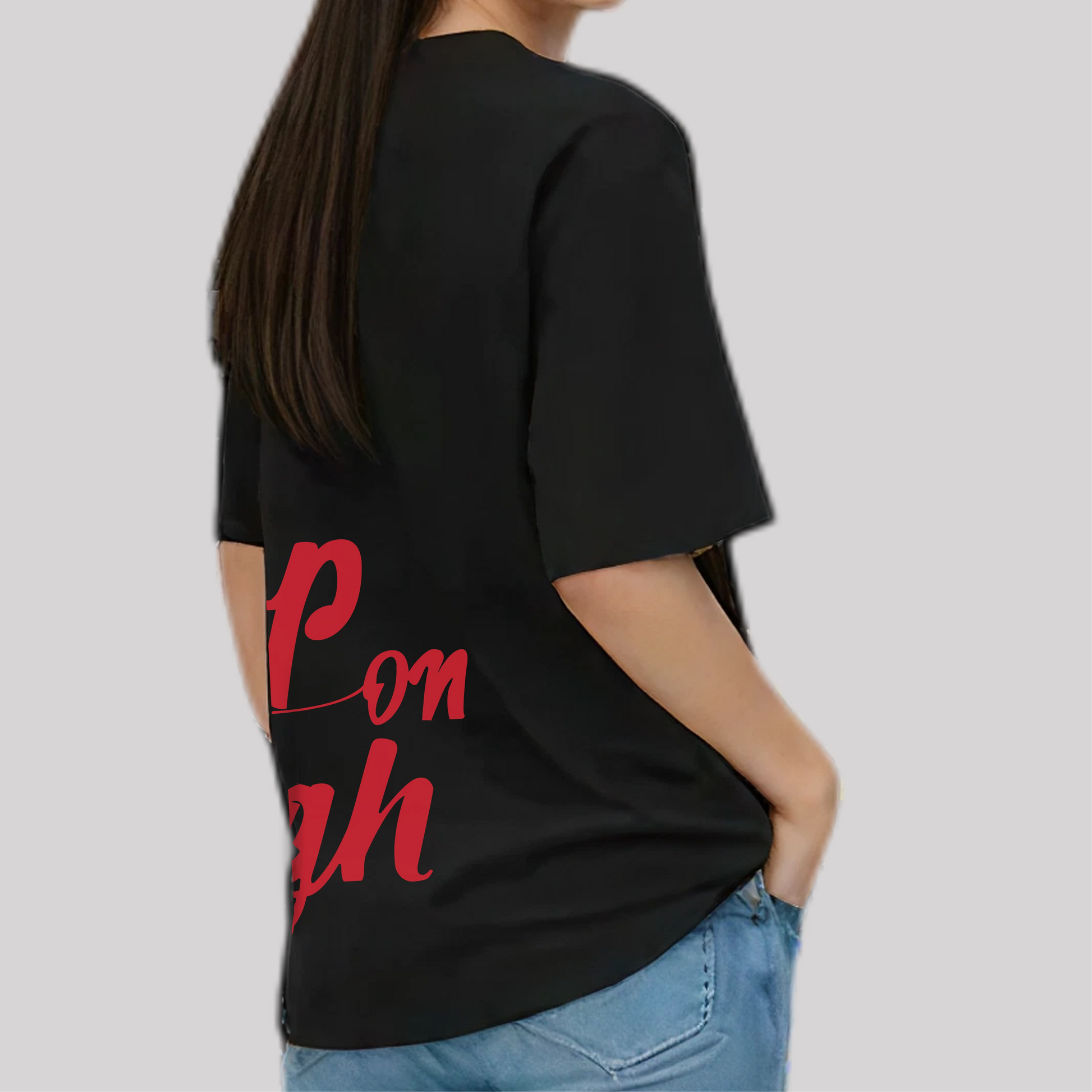 Oversized side to side tshirt for Women