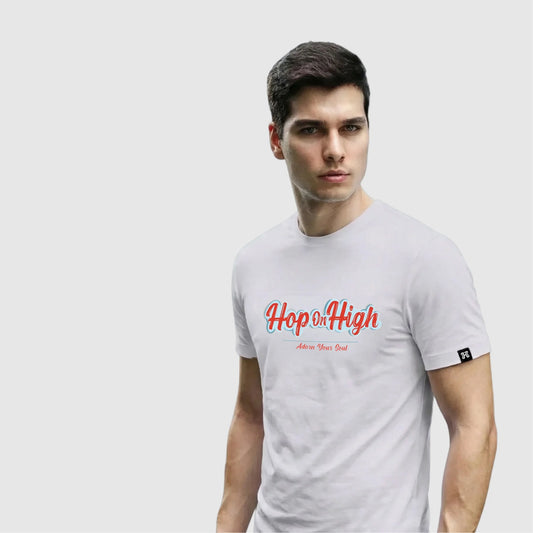 White Tshirt in brand name for Men