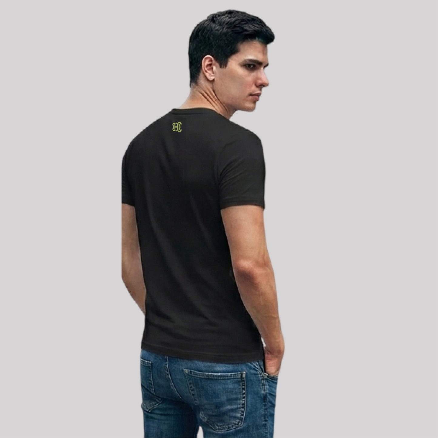 
Kangaroo with bold green lines