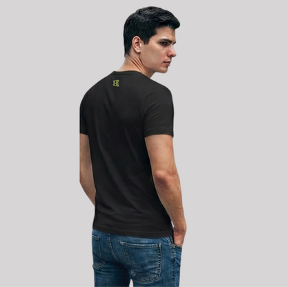 
Kangaroo with bold green lines