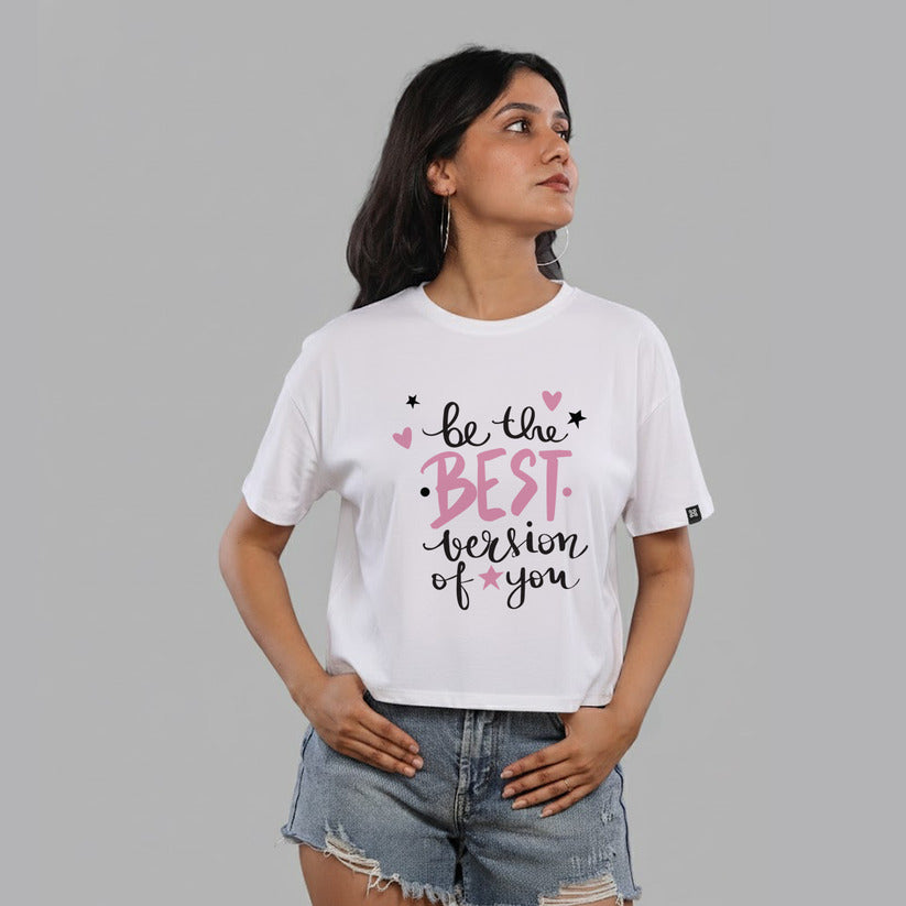 Be Best Version of You Crop Top