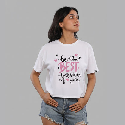 Be Best Version of You Crop Top