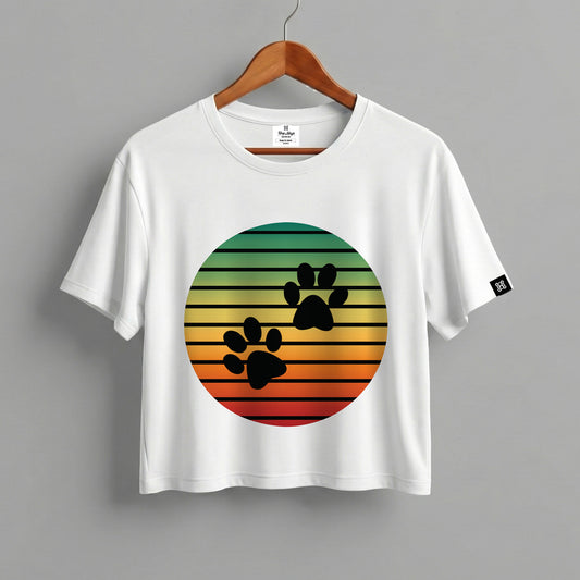 Pawfect Sunset Crop Top