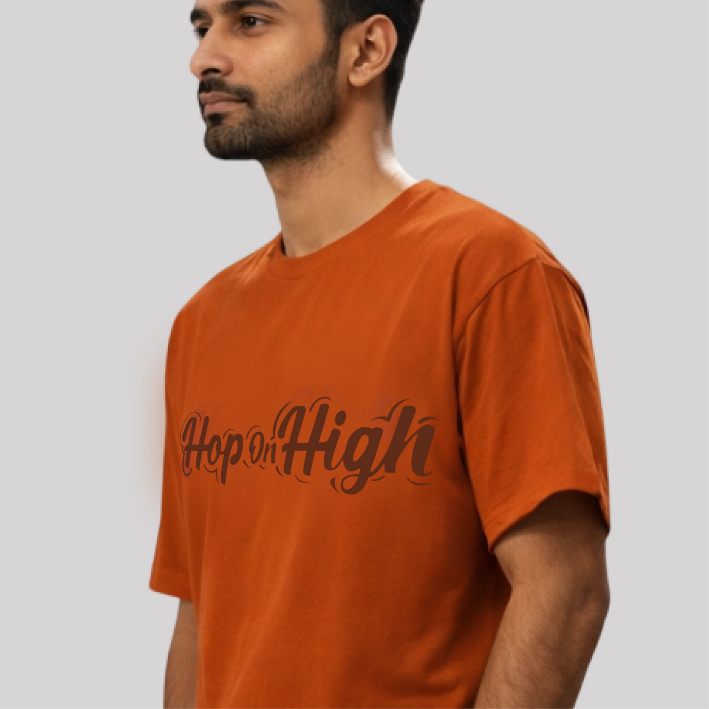 
Oversized Tshirt in Brand name for Men