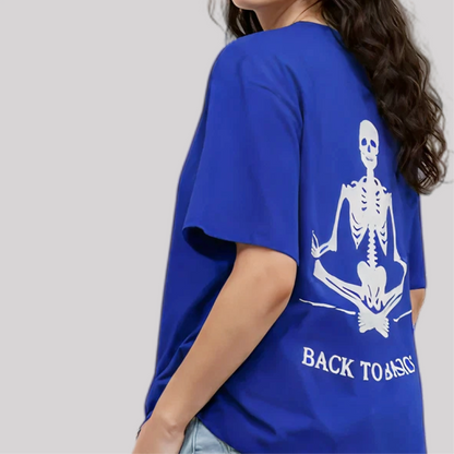 
Oversized Skeleton Tshirt for Women