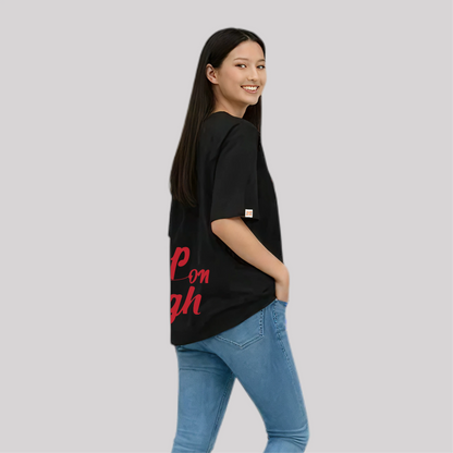 Oversized side to side tshirt for Women