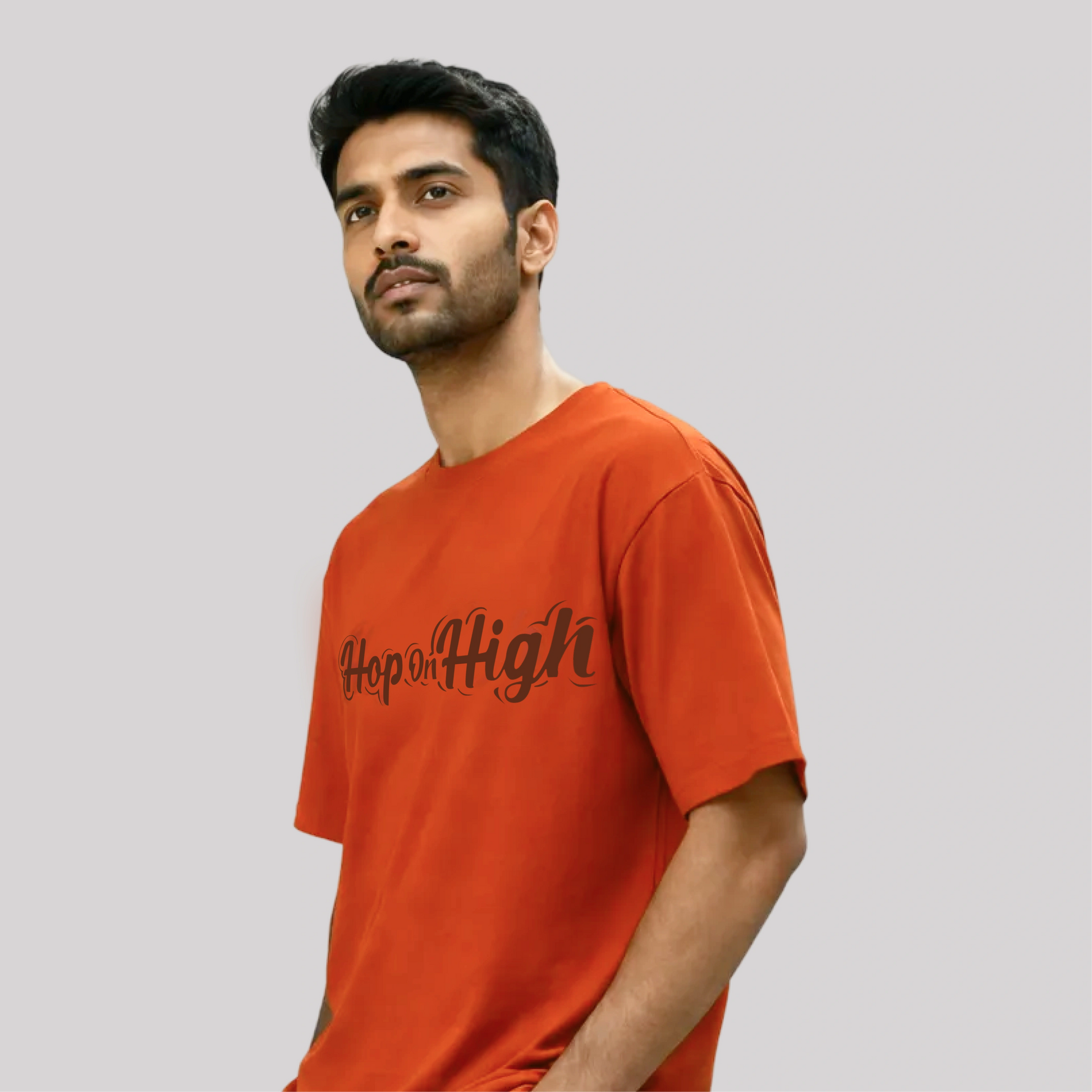 
Oversized Tshirt in Brand name for Men