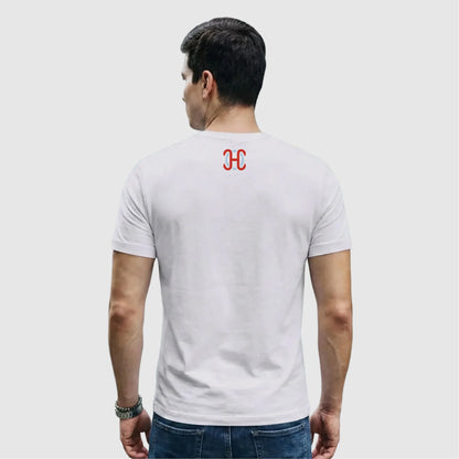 White Tshirt in brand name for Men