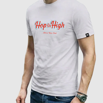 White Tshirt in brand name for Men