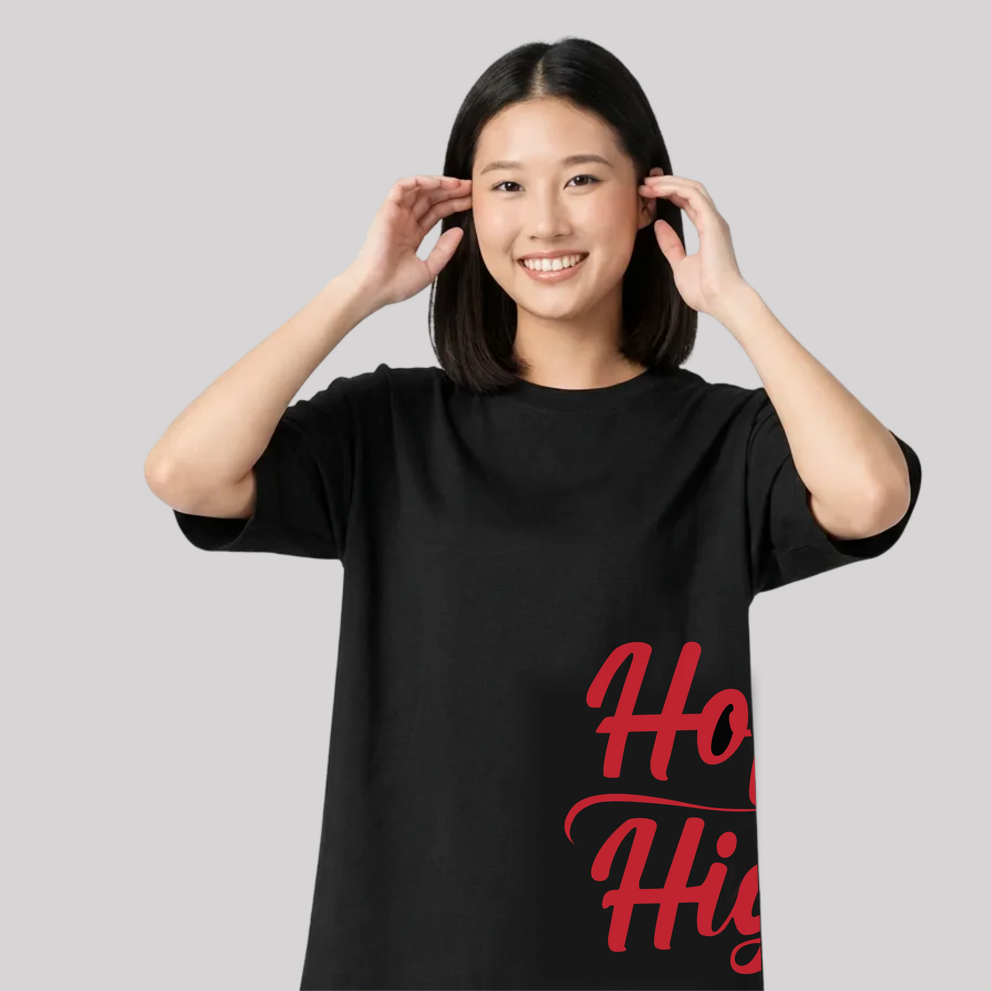 Oversized side to side tshirt for Women