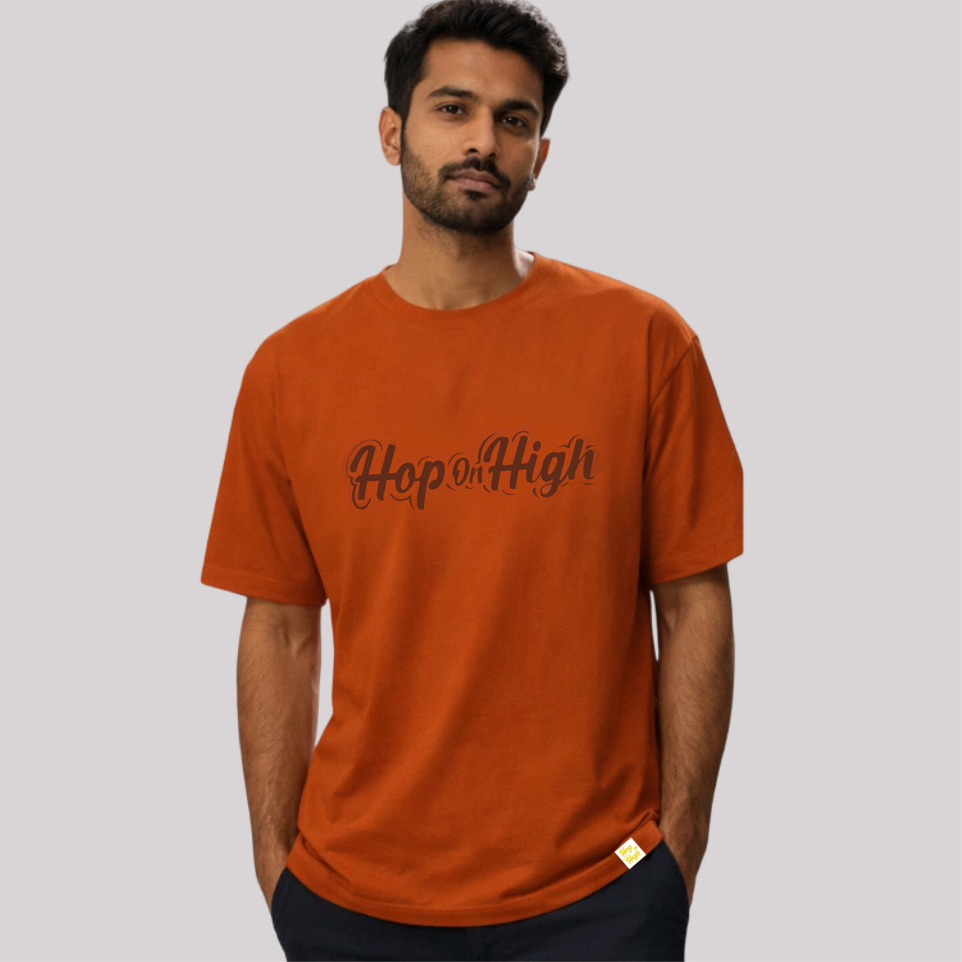 
Oversized Tshirt in Brand name for Men