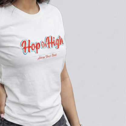 White Tshirt in brand name for Women
