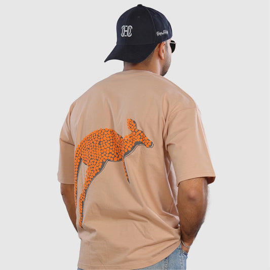 Oversized Big Puffed Kangaroo on back for Men