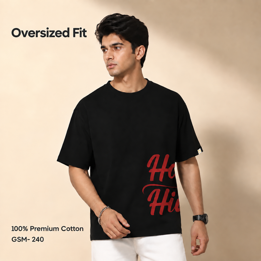 Oversized side to side tshirt for Men