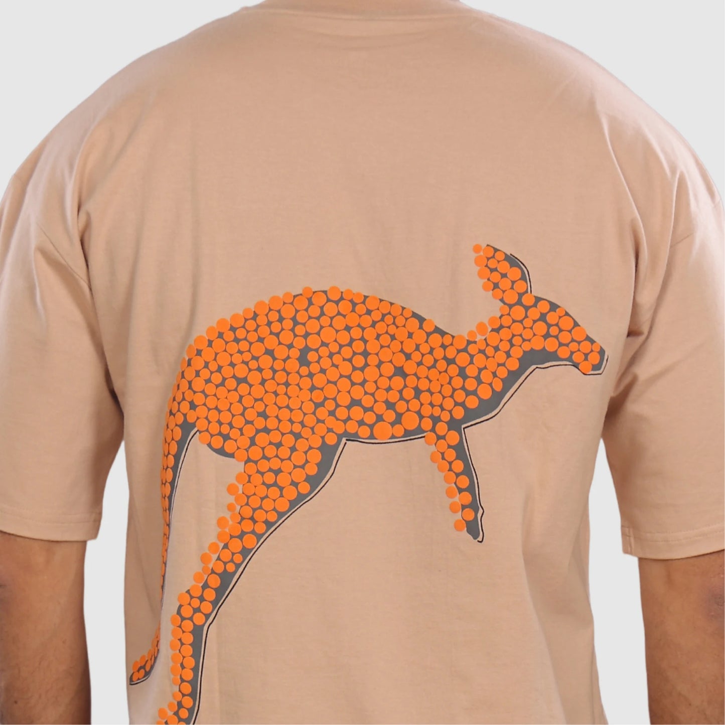 Oversized Big Puffed Kangaroo on back for Men