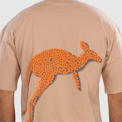 Oversized Big Puffed Kangaroo on back for Men
