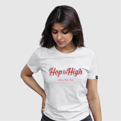 White Tshirt in brand name for Women