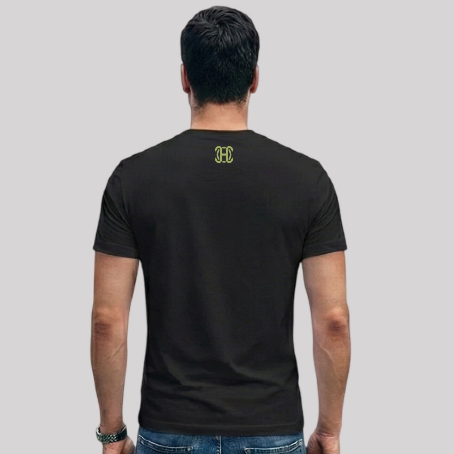 
Kangaroo with bold green lines