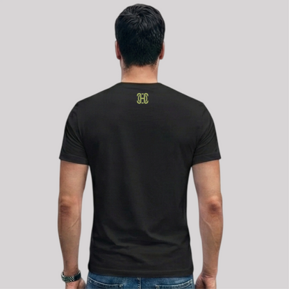 
Kangaroo with bold green lines