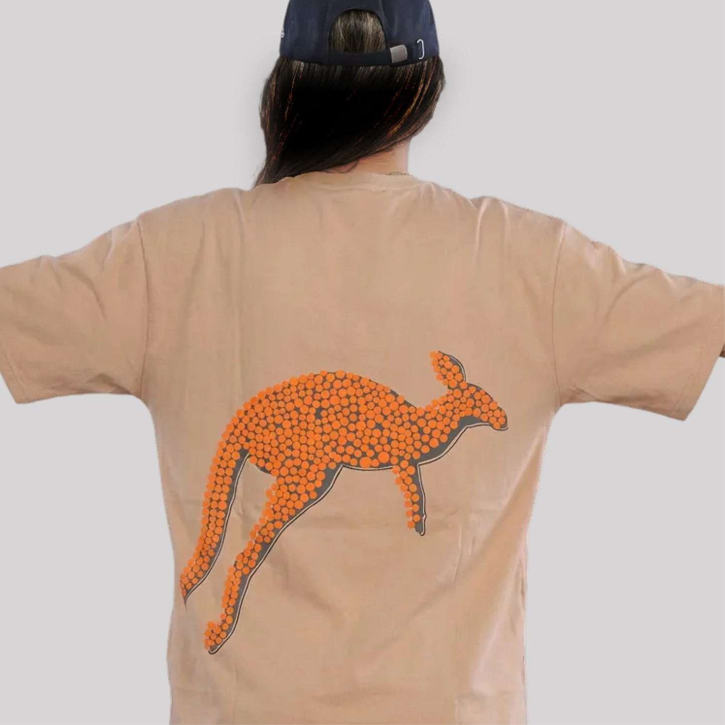 Oversized Big Puffed Kangaroo on back for Women
