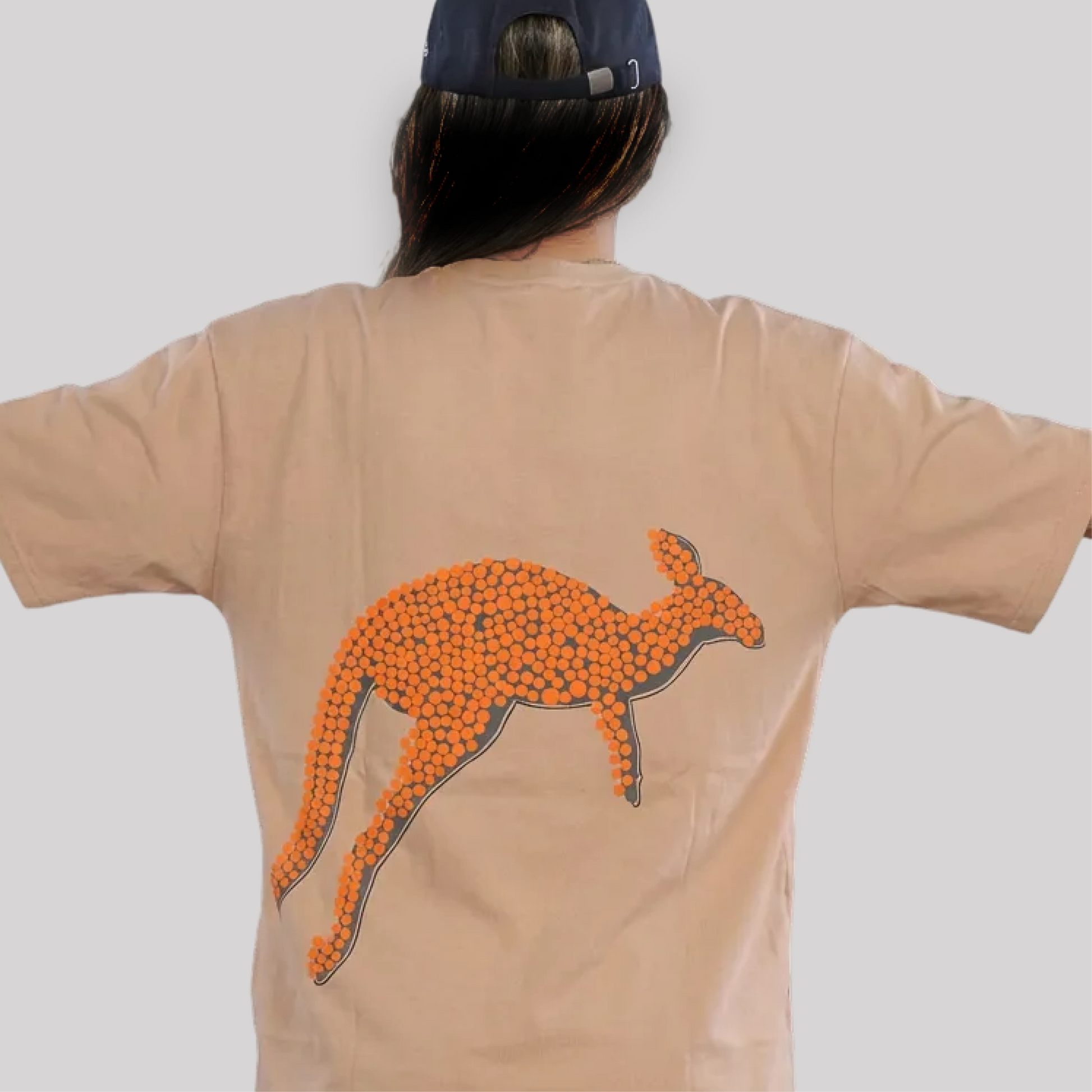 Oversized Big Puffed Kangaroo on back for Women