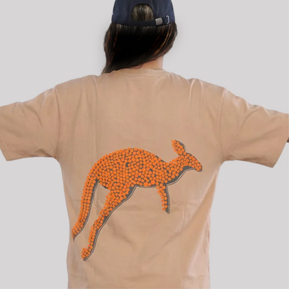 Oversized Big Puffed Kangaroo on back for Women
