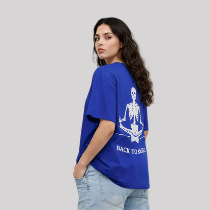 
Oversized Skeleton Tshirt for Women