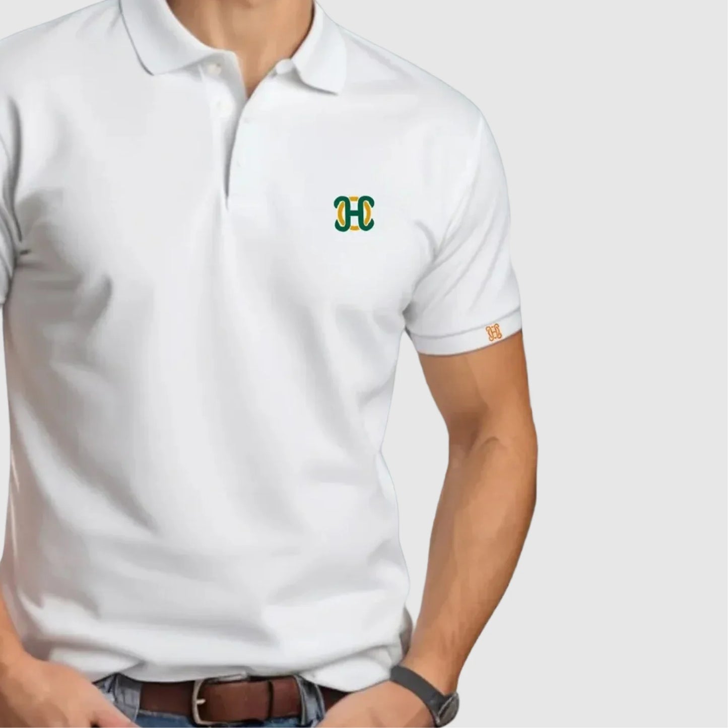 Signature White Polo